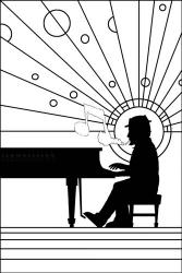 Piano Player 1 | Obraz na stenu