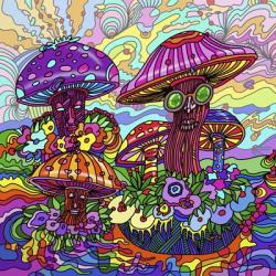 Pop Art - Mushrooms | Obraz na stenu