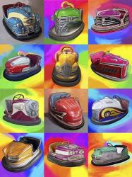 Pop Art Bumper Cars | Obraz na stenu