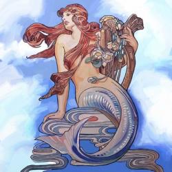 Pop Art Mermaid | Obraz na stenu