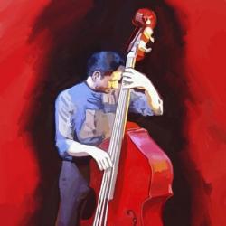 Bass Player | Obraz na stenu