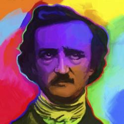 Edgar Allen Poe Pop Art | Obraz na stenu