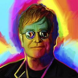 Elton John Pop Art | Obraz na stenu
