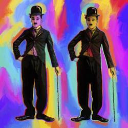 Charlie Chaplin Pop Art | Obraz na stenu