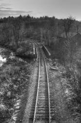 Lonely Tracks B&W | Obraz na stenu