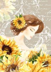 Sunflower Girl II | Obraz na stenu
