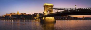 Panorama Budapest Chain Bridge | Obraz na stenu