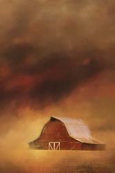 Summer Storm At The Barn | Obraz na stenu