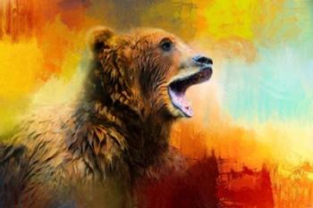Colorful Expressions Grizzly Bear 2 | Obraz na stenu