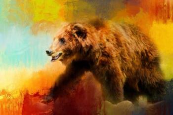 Colorful Expressions Grizzly Bear | Obraz na stenu