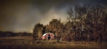 The Red Barn Welcomes Autumn | Obraz na stenu