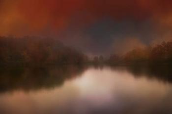 Dreamy Autumn Lake | Obraz na stenu