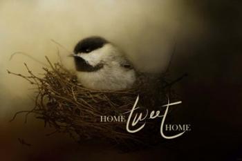 Home Tweet Home with words | Obraz na stenu