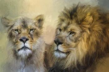The Lion and His Lioness | Obraz na stenu