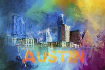 Sending Love To Austin | Obraz na stenu
