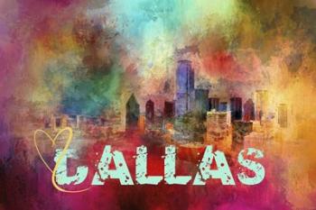 Sending Love To Dallas | Obraz na stenu