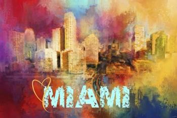 Sending Love To Miami | Obraz na stenu