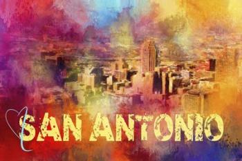 Sending Love To San Antonio | Obraz na stenu