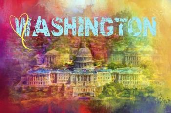 Sending Love To Washington | Obraz na stenu