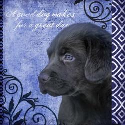 Blue Pup Pattern | Obraz na stenu