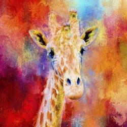 Jazzy Giraffe | Obraz na stenu