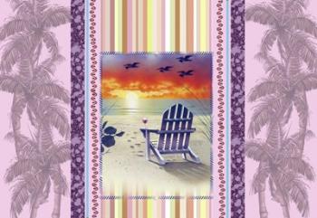 Sunset Chair Palm | Obraz na stenu