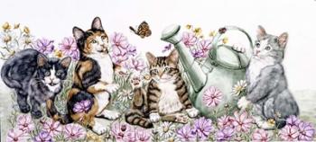 Flower Cats | Obraz na stenu