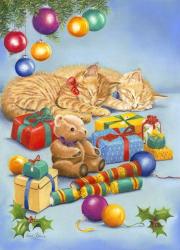 Christmas Kittens | Obraz na stenu