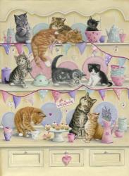 Kittens On Dresser | Obraz na stenu