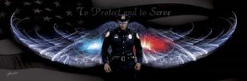No Greater Love Police To Protect And To Serve | Obraz na stenu