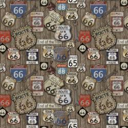 Route 66 on Wood | Obraz na stenu