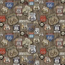 Route 66 on Wood | Obraz na stenu