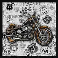 Vintage Motorcycles on Route 66-4 | Obraz na stenu