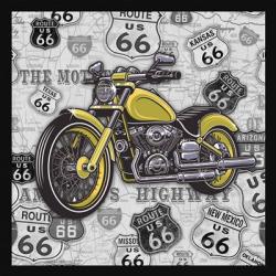 Vintage Motorcycles on Route 66-5 | Obraz na stenu