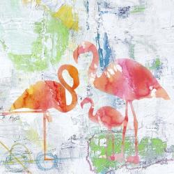 Troical Flamingos | Obraz na stenu