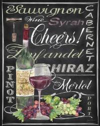 Cheers Wine Art - Black | Obraz na stenu