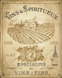 Vintage French Wine Label | Obraz na stenu