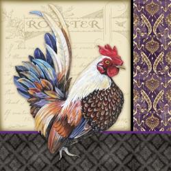 Damask Rooster - C | Obraz na stenu