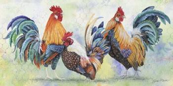 Watercolor Rooster - E | Obraz na stenu