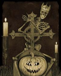 Halloween Graveyard - A | Obraz na stenu