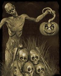 Halloween Graveyard - B | Obraz na stenu