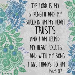 Paisley Bible Verse - B | Obraz na stenu