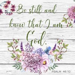 Garden Florals Bible Verse - A | Obraz na stenu