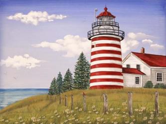 Summer Lighthouse A | Obraz na stenu
