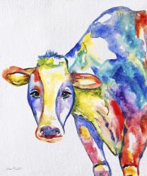 Colorful Cow A | Obraz na stenu