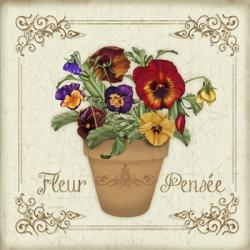 Fleur Pensee | Obraz na stenu