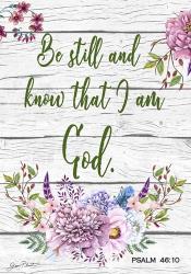 Garden Florals Bible Verse A | Obraz na stenu