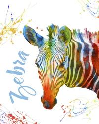 Colorful Safari Animals A | Obraz na stenu
