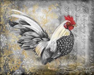 Gold Lace Rooster A | Obraz na stenu