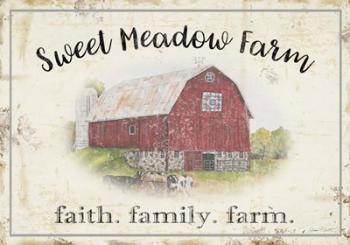 Sweet Meadow Farm A | Obraz na stenu